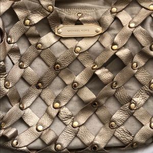 Authentic RARE Gold Leather Michael Kors Bag